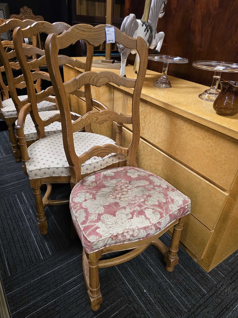 Four Oak Chairs