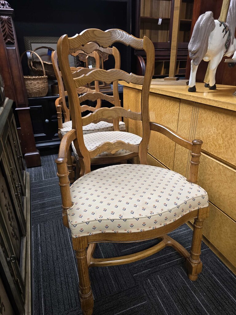 Four Oak Chairs