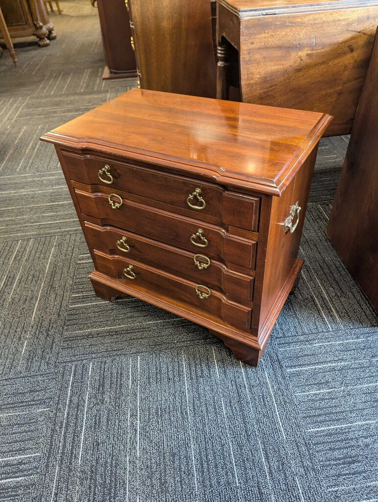 Solid Cherry Four Drawer Chest By Knob Creek