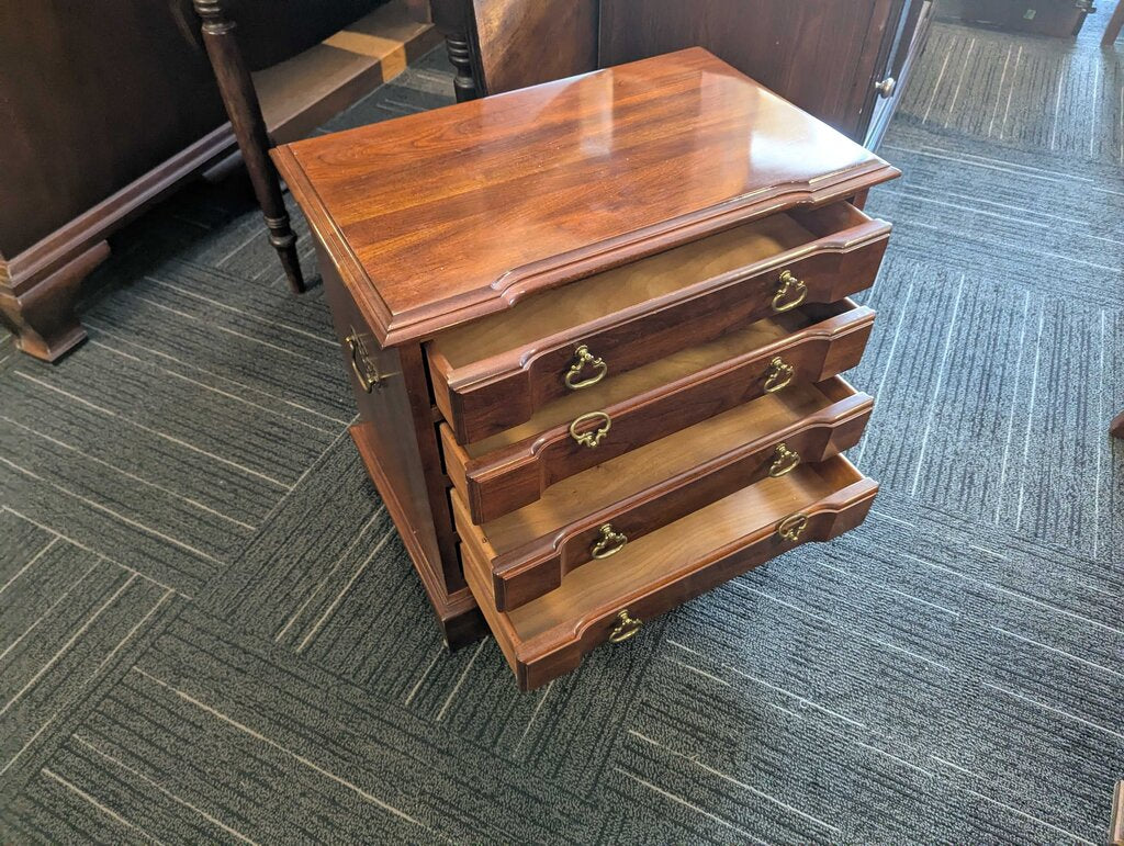 Solid Cherry Four Drawer Chest By Knob Creek