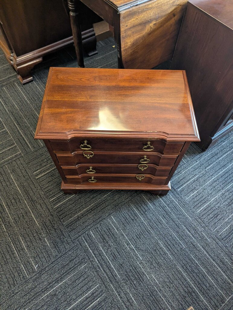 Solid Cherry Four Drawer Chest By Knob Creek