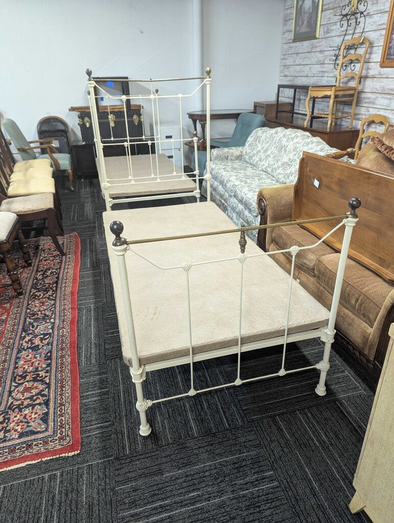 Antique Iron Twin Size Bed