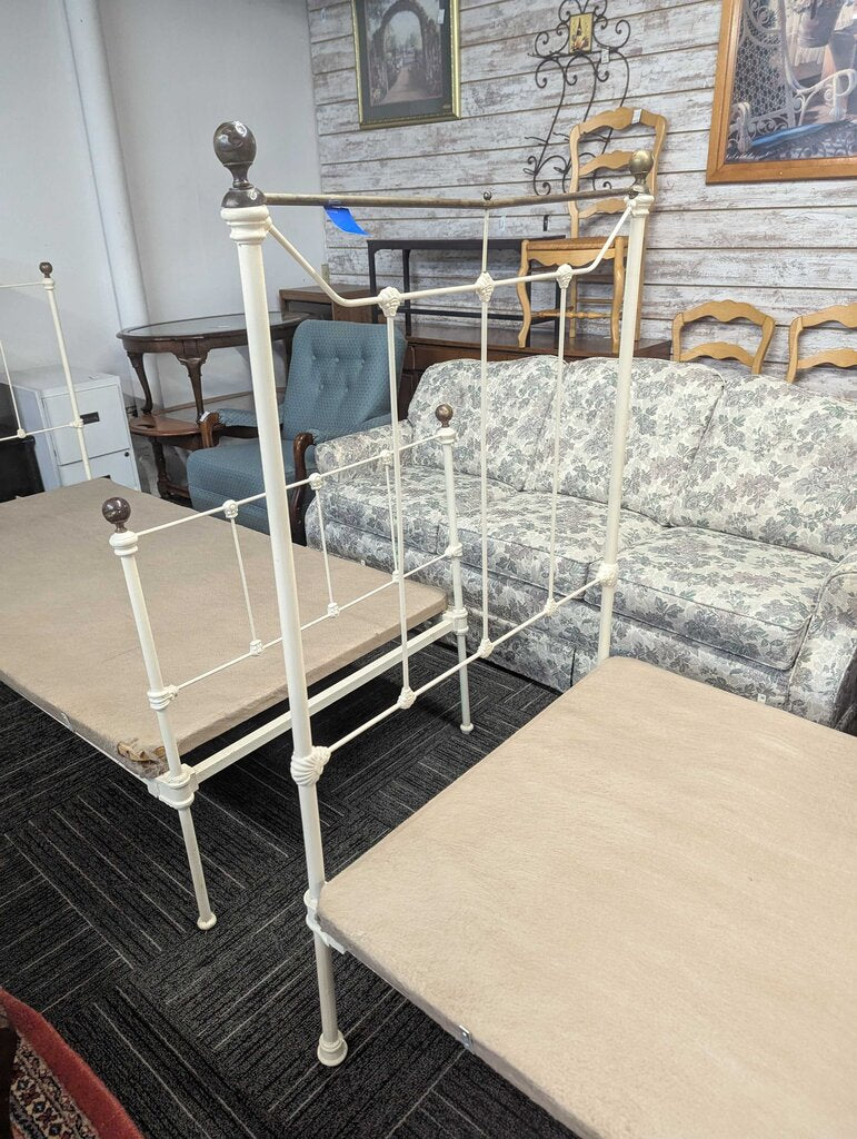 Antique Iron Twin Size Bed