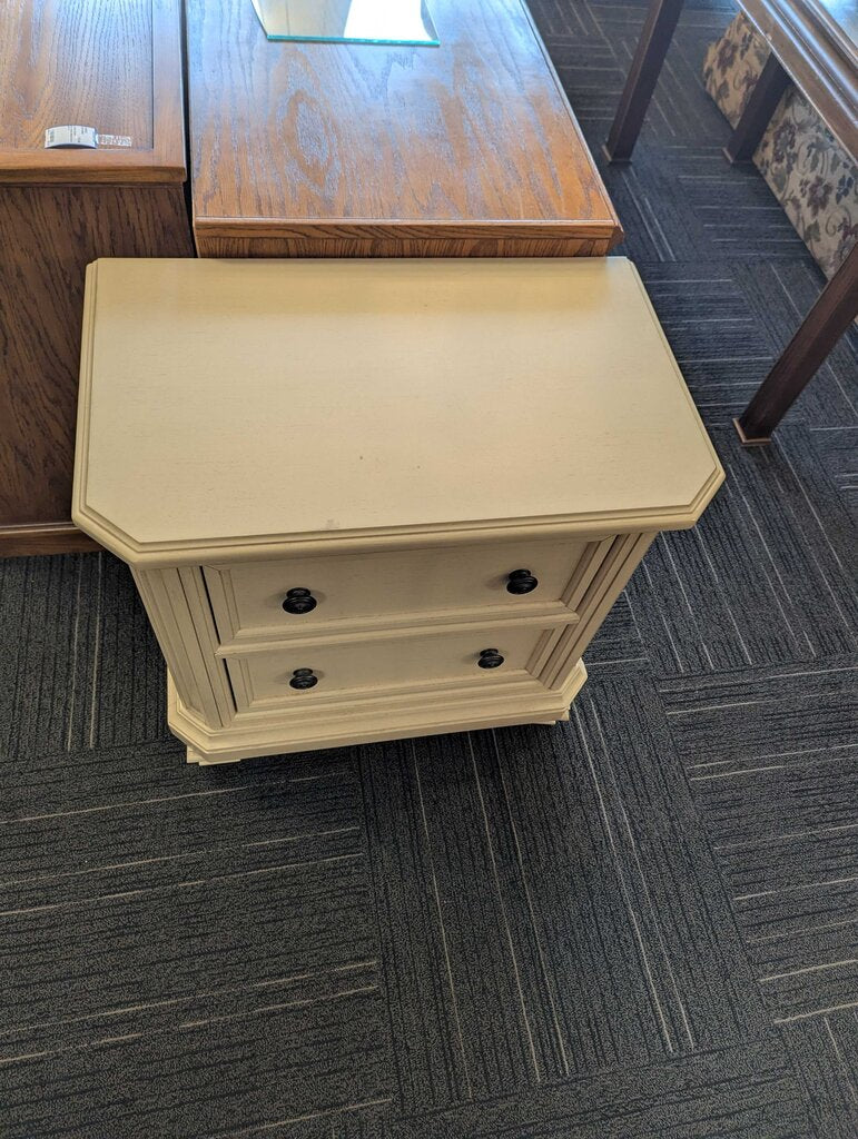 Modern Two Drawer Nightstand