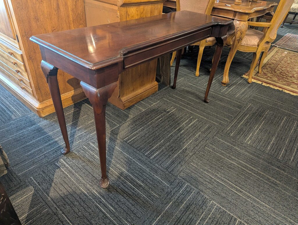 Solid Mahogany Sofa Table By Wellington Hall