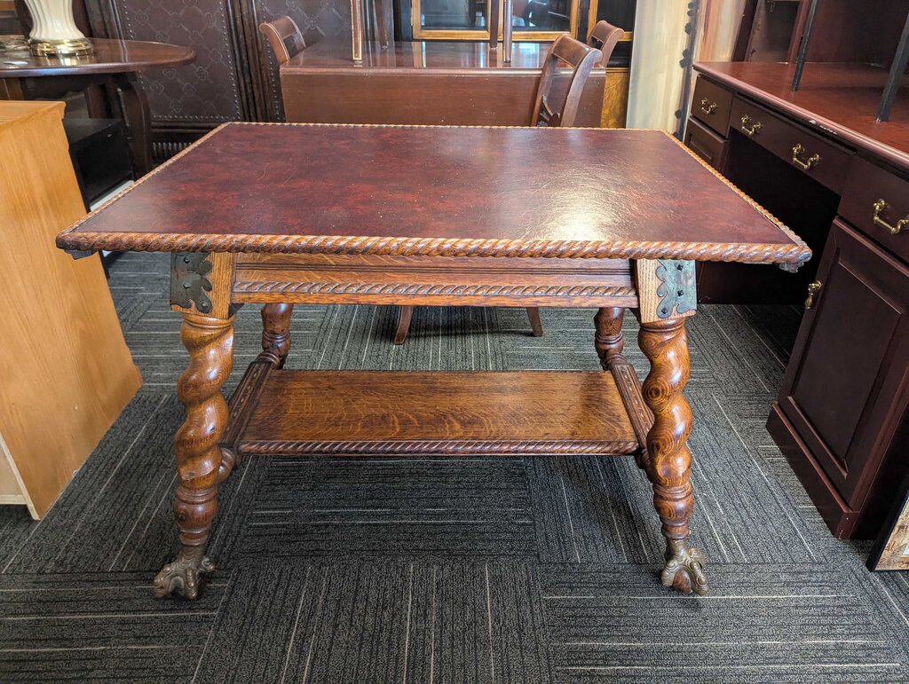 Antique Jacobean Library Table