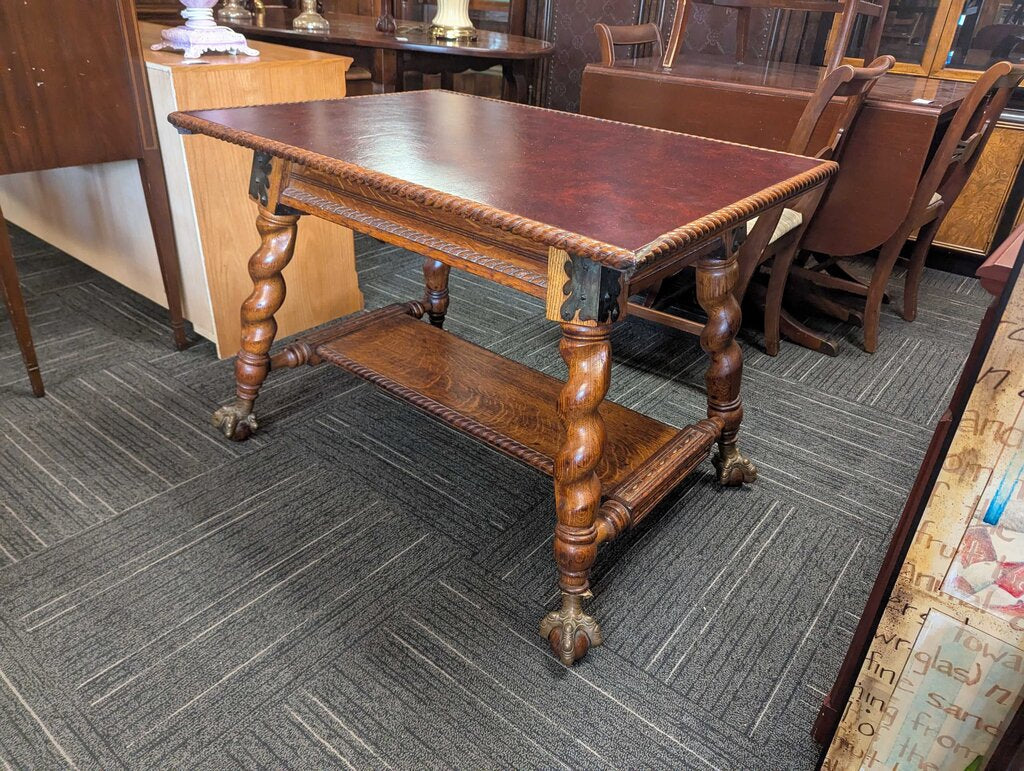 Antique Jacobean Library Table