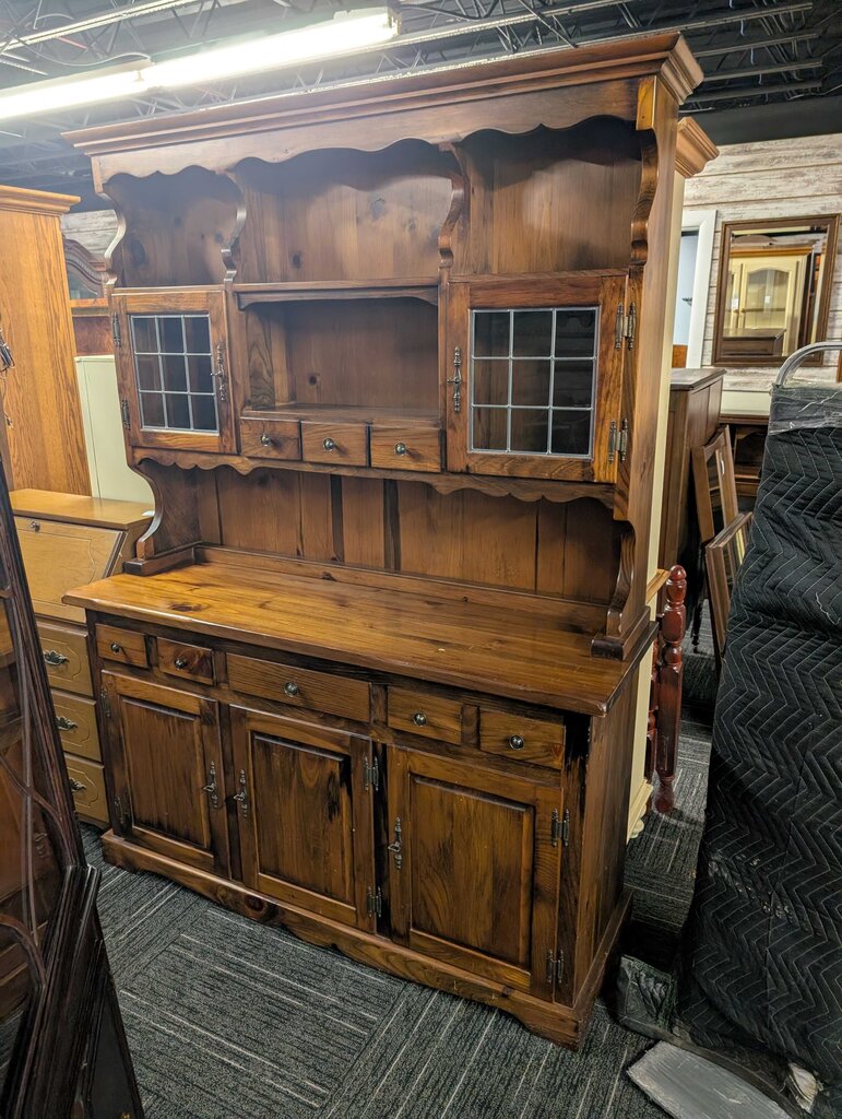 Vintage Pine Hutch