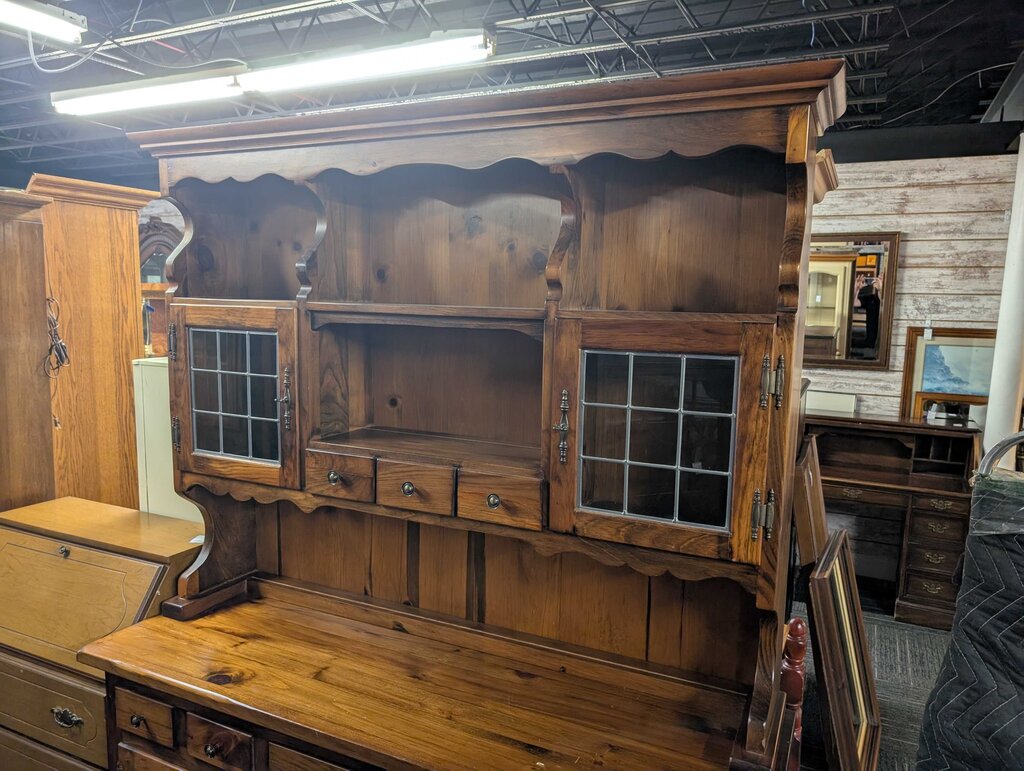 Vintage Pine Hutch