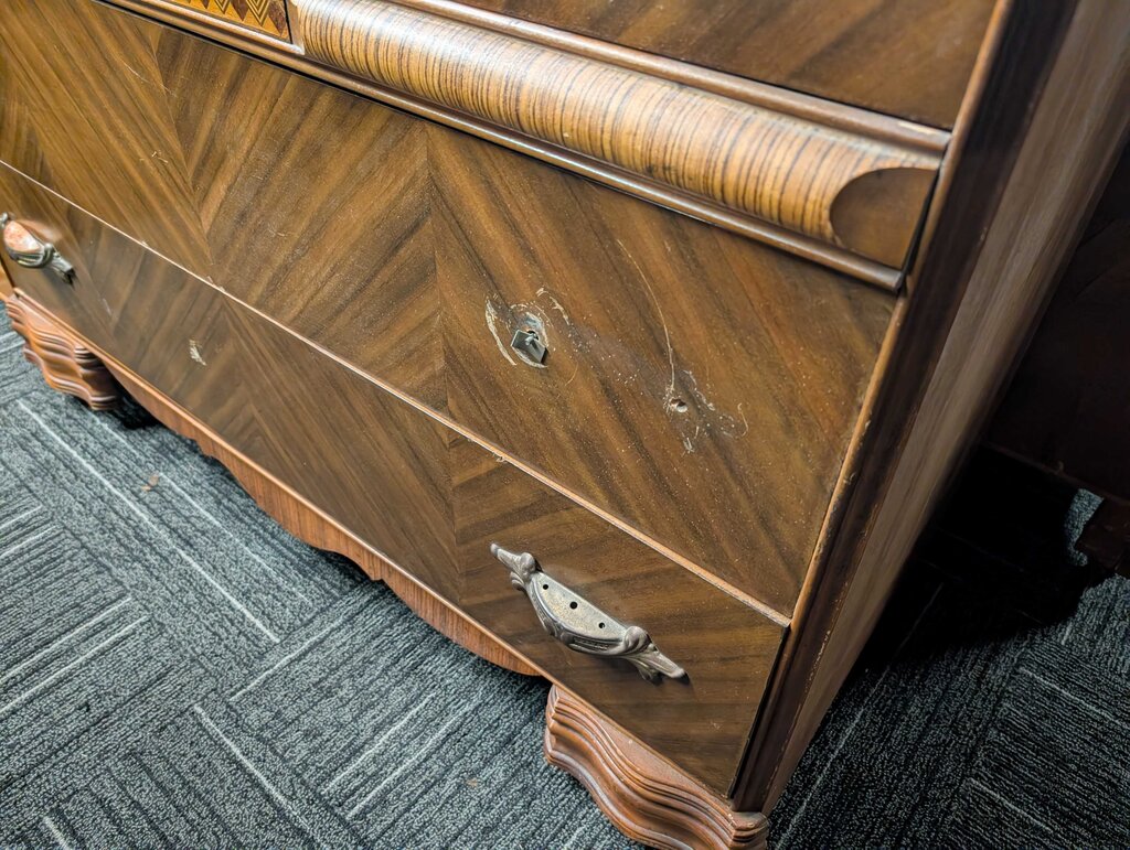 1930s Dresser With Mirror