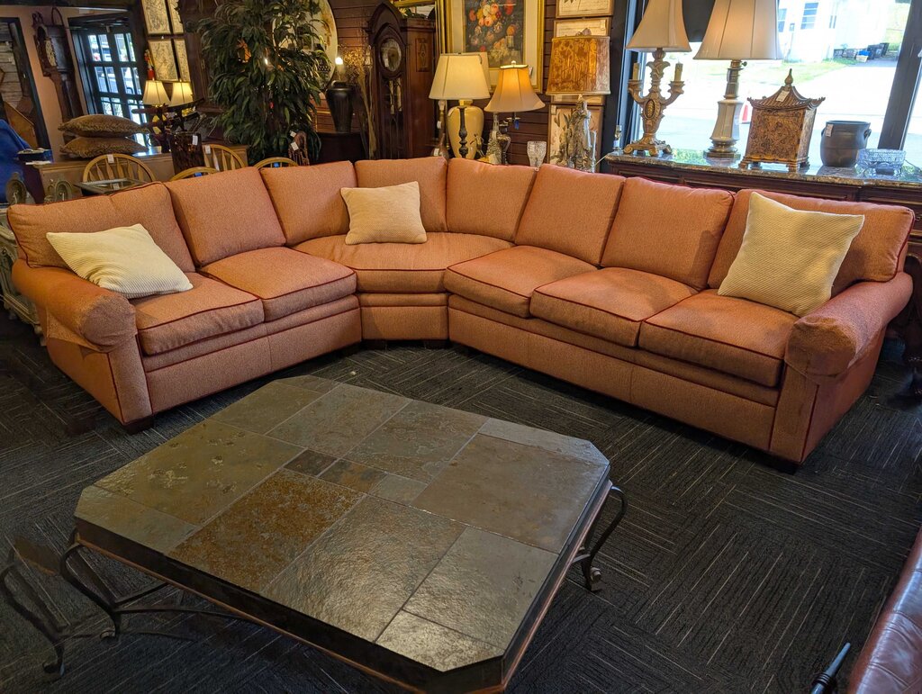 Modern Drexel Heritage Down Filled Sectional Sofa