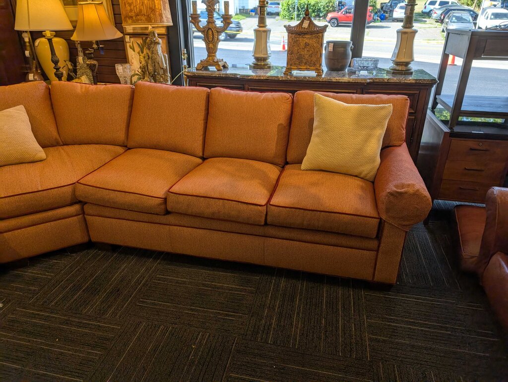 Modern Drexel Heritage Down Filled Sectional Sofa