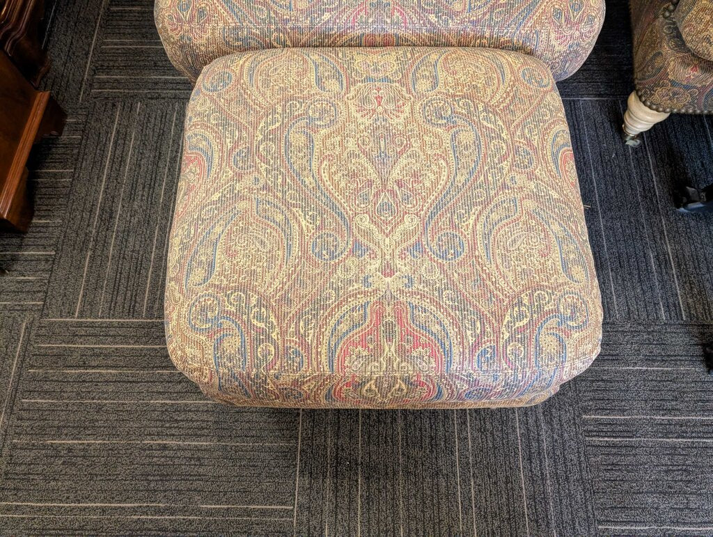 Paisley Chair With Ottoman By Lilian August