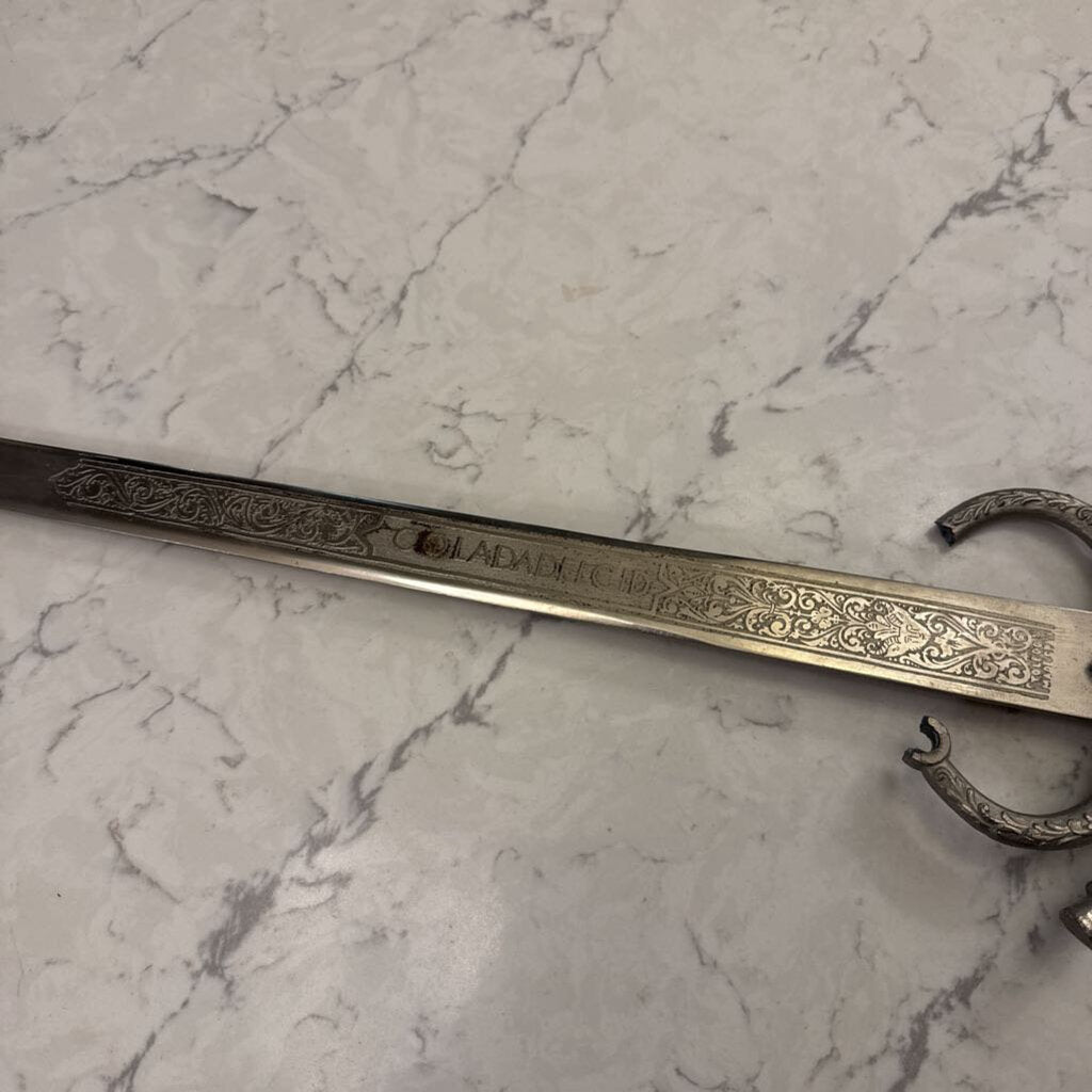 Spanish Rapier Sword Engraved