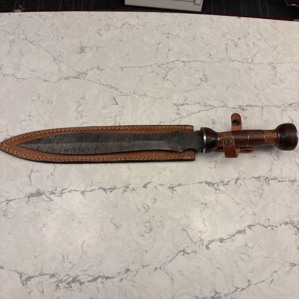 Damascus Gladiator Sword With Sheath