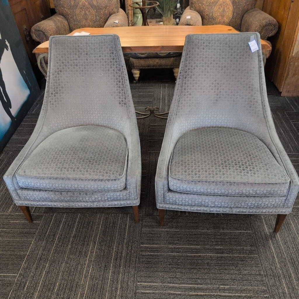 Pair of MCM Gondola Slipper Chairs