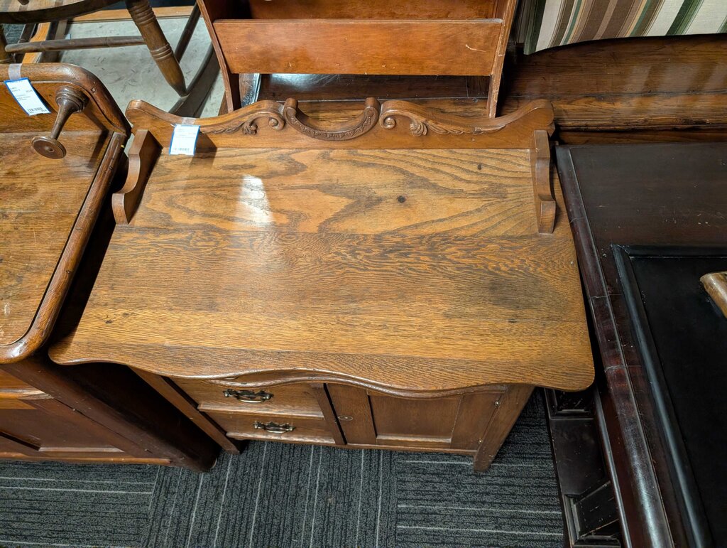 Antique Oak Washstand