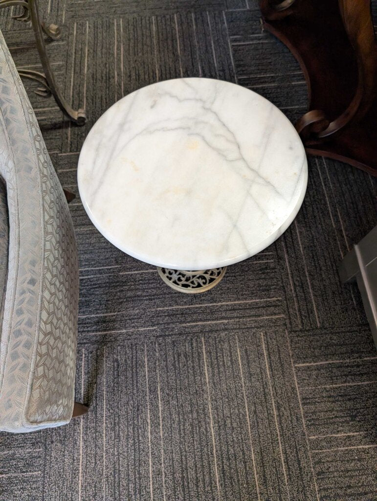Marble Top Plant Stand