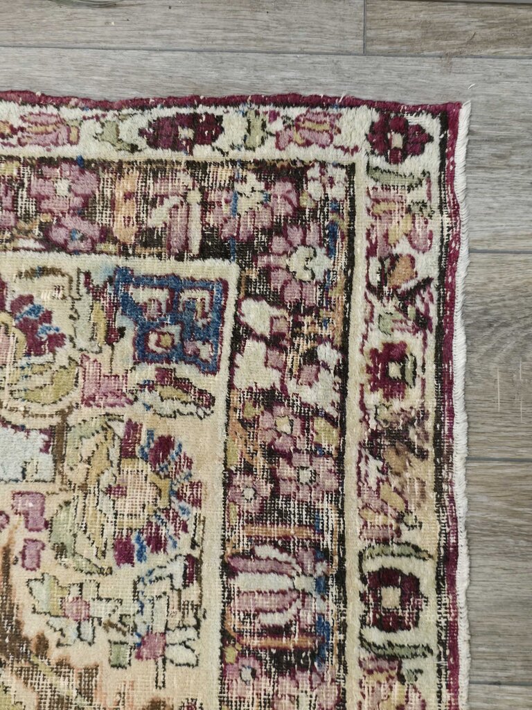 Antique Hand Woven Lavar Kerman Wool Persian Carpet Circa 1900 14' by 9'9"