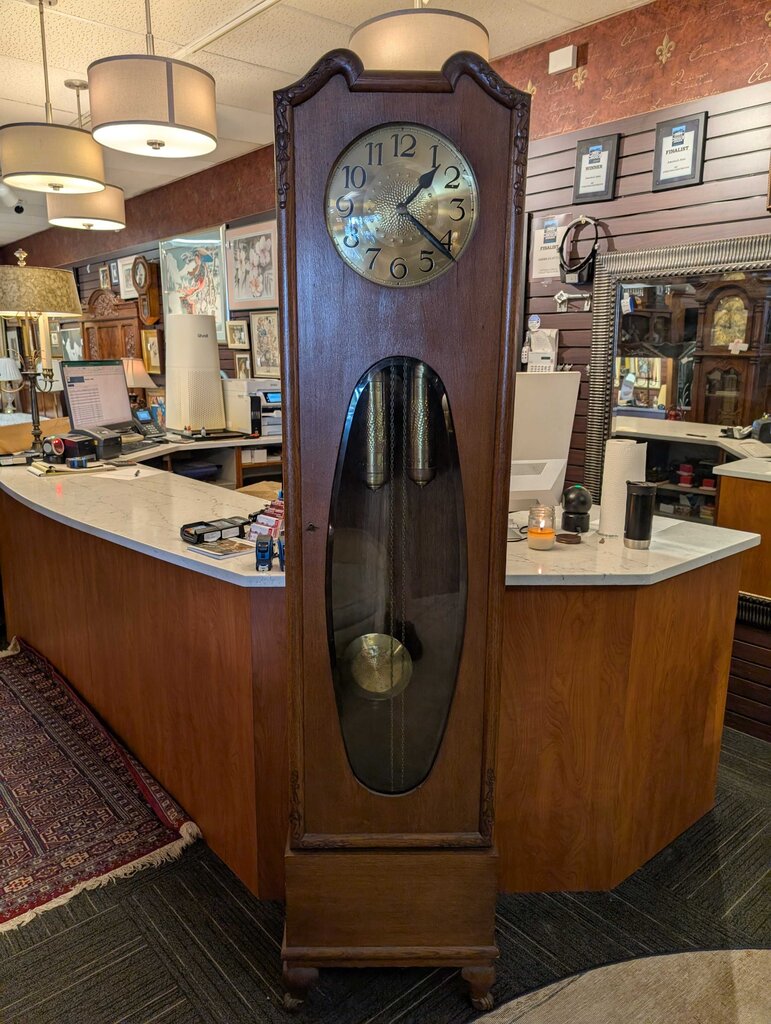 Oak Antique Tall Case Clock
