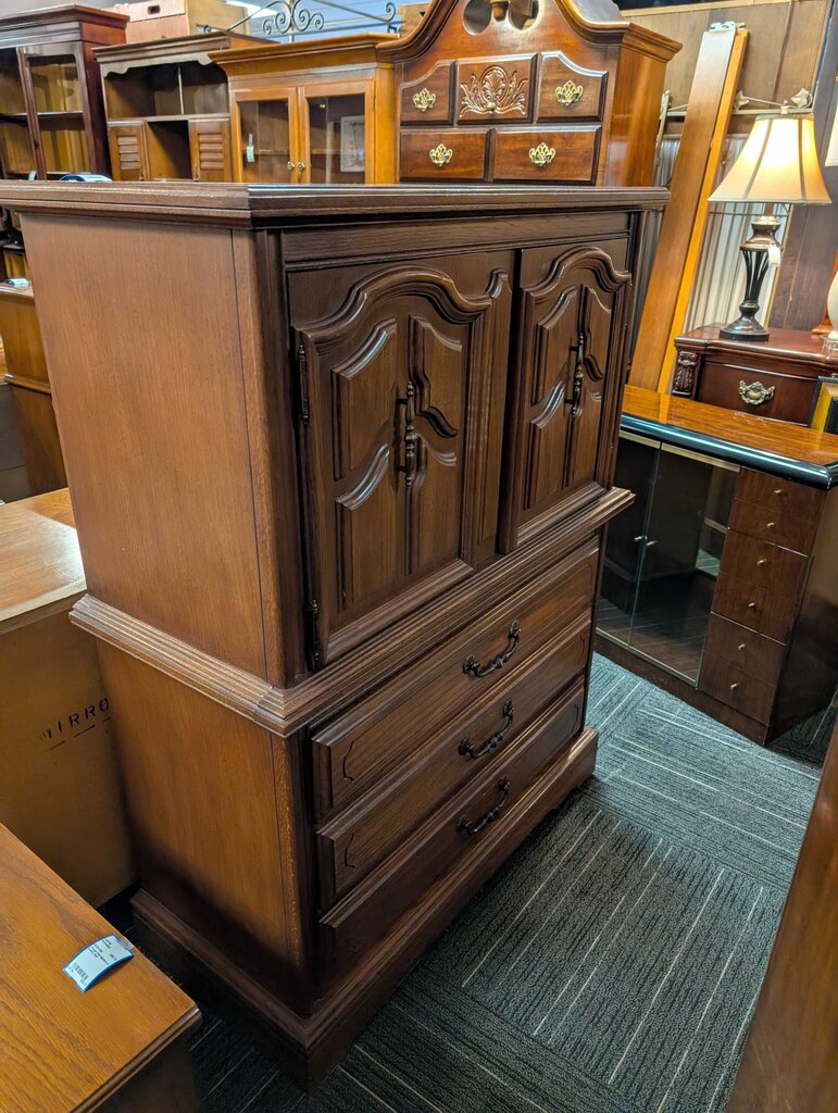 Vintage Oak Chest Quality Built!