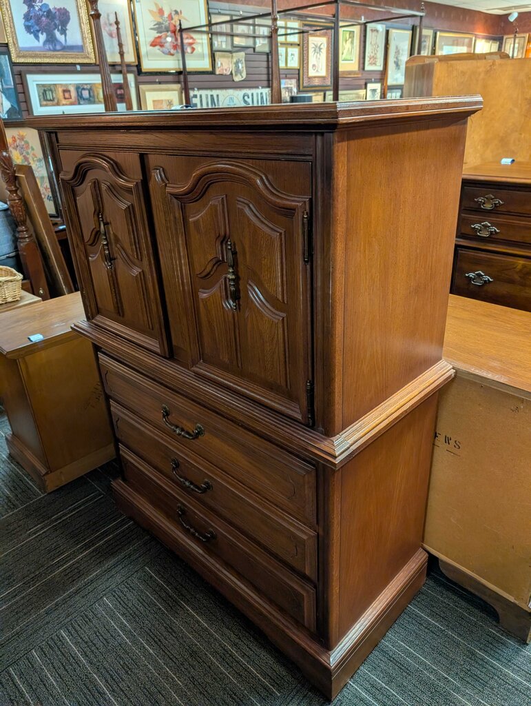 Vintage Oak Chest Quality Built!