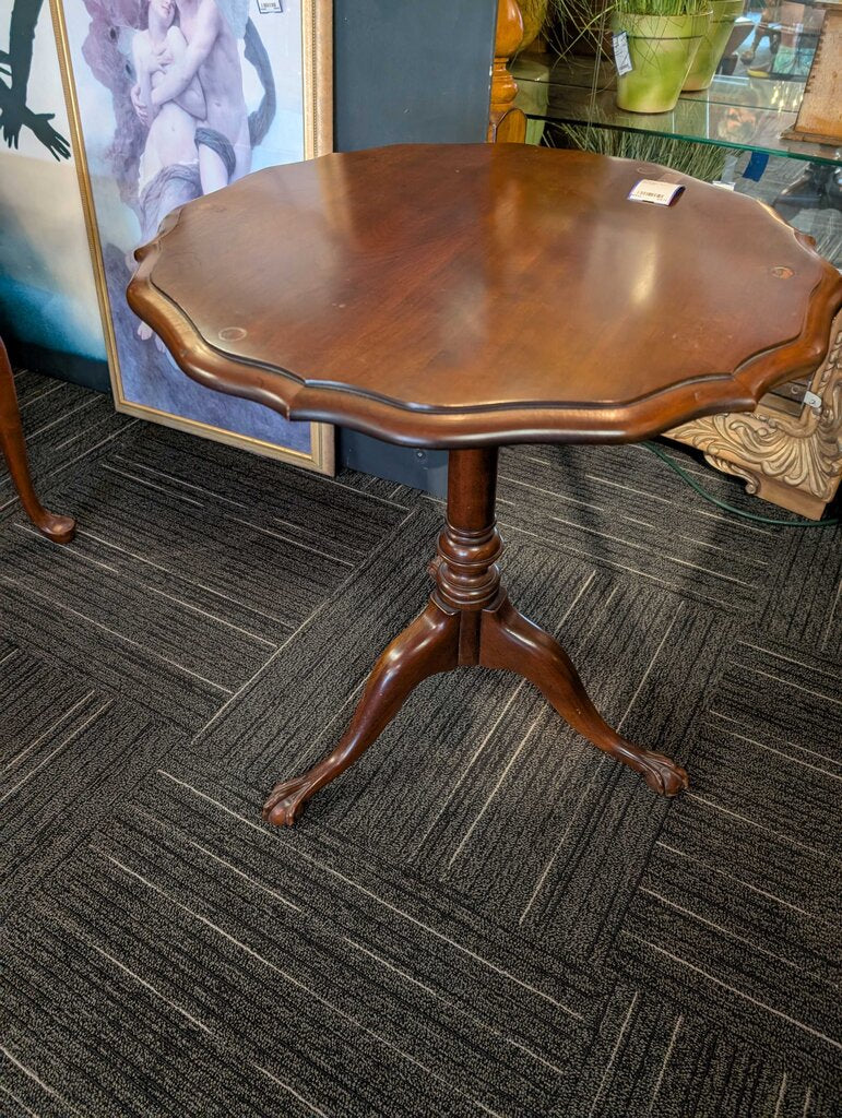 Cherry Side Table w/ Claw Feet