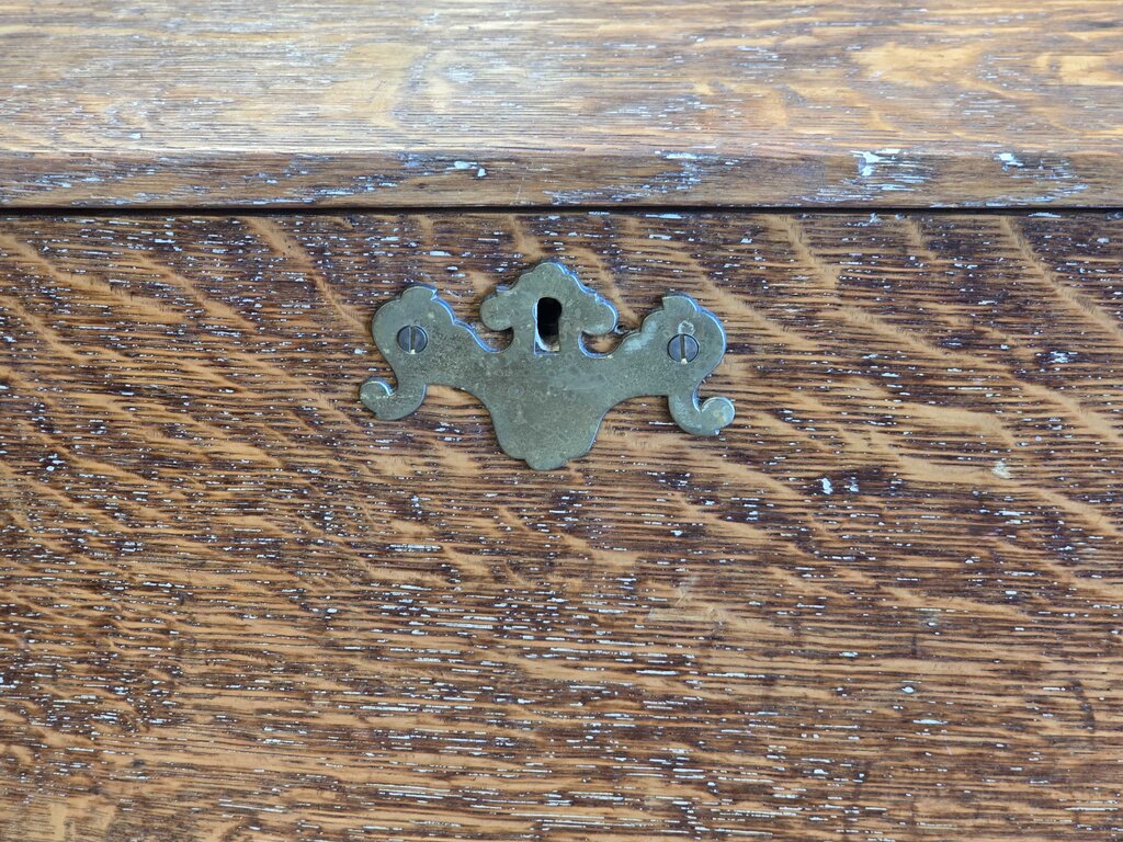 Antique Oak Storage Chest