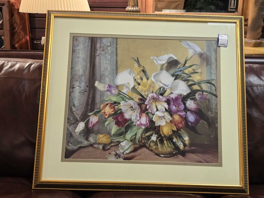 Professionally Framed Still Life "Calla Lily" Print