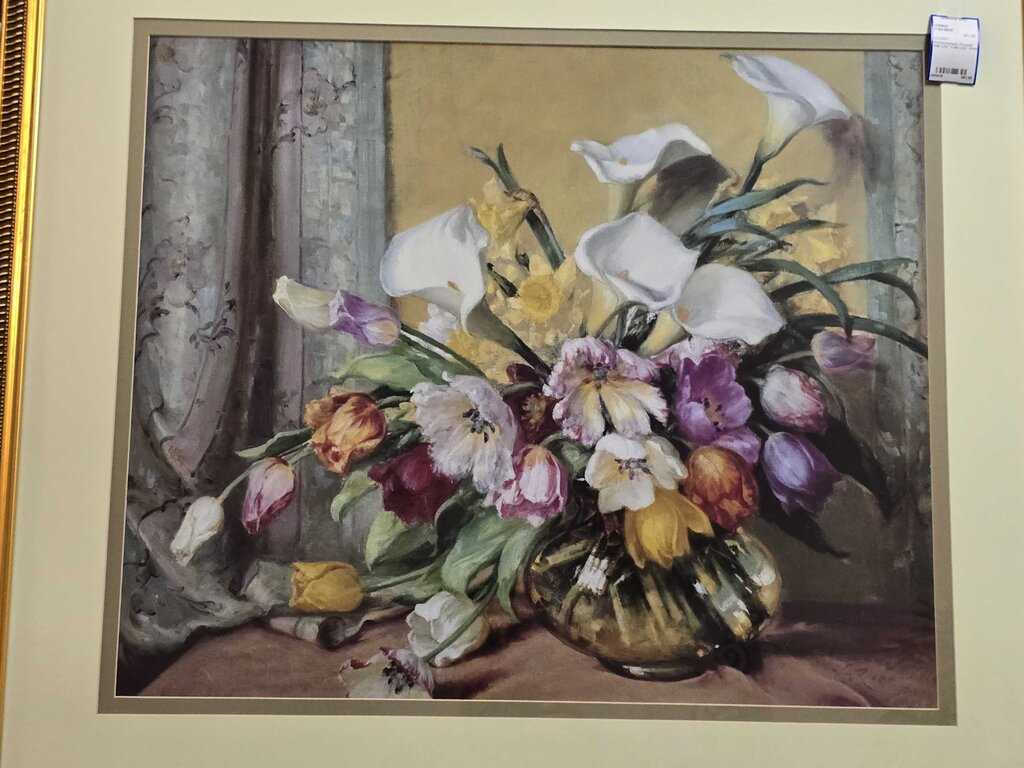 Professionally Framed Still Life "Calla Lily" Print