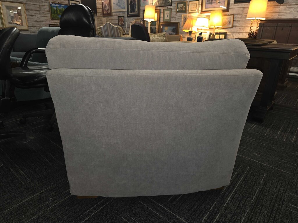 Modern Chair With Ottoman