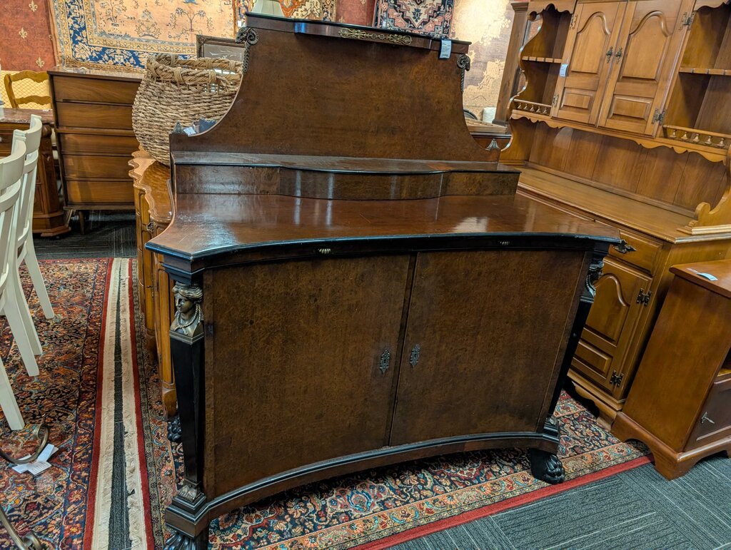 Exquisite 19th Century Continental Egyptian Revival Server w/ Mounted Bronze Hardware