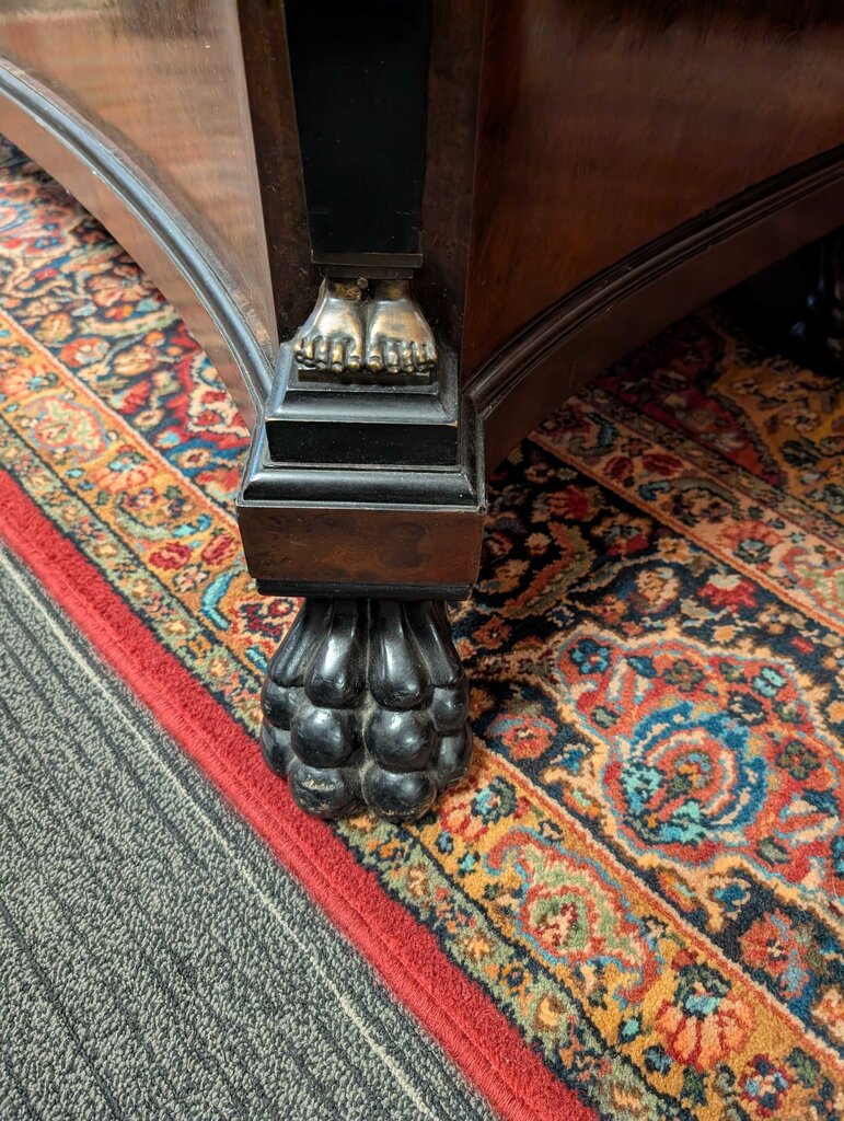 Exquisite 19th Century Continental Egyptian Revival Server w/ Mounted Bronze Hardware