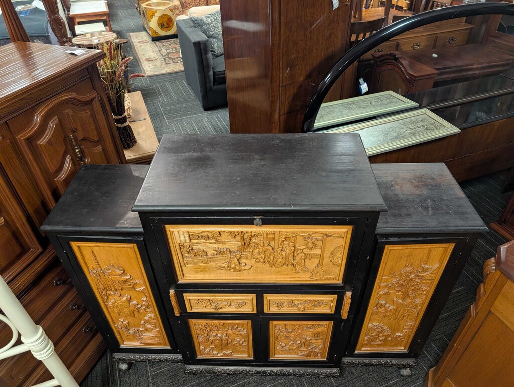 Asian Bar Cabinet