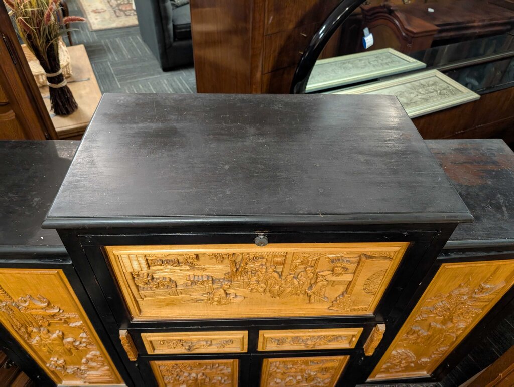Asian Bar Cabinet
