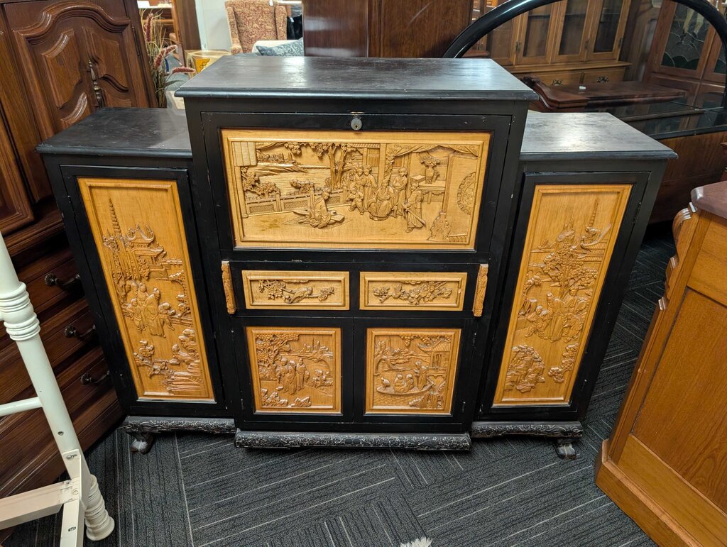 Asian Bar Cabinet