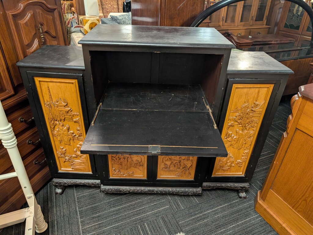 Asian Bar Cabinet