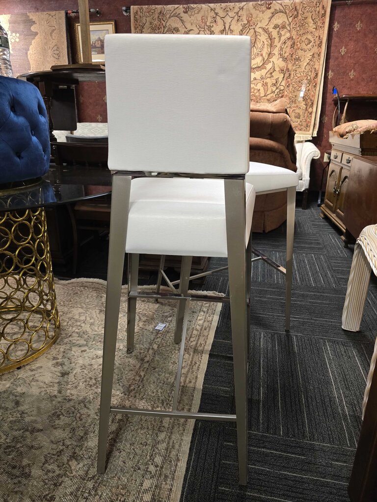 Pair of Contemporary Bar Height Stools by Elite MFG. American Made