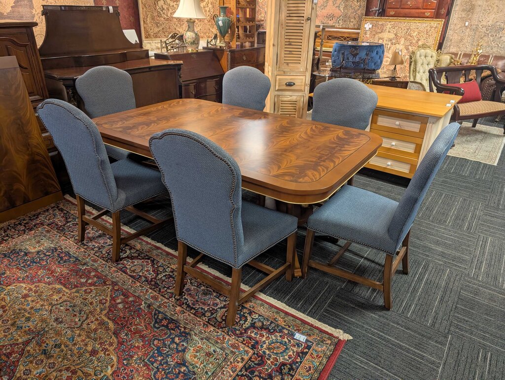 Boilier By Deca Home Table With Six Century Chairs