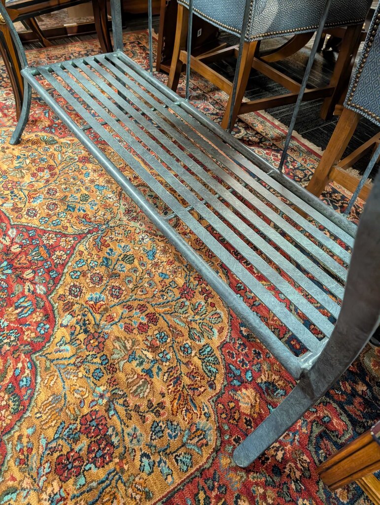 Wrought Iron Stone Top Bakers Rack