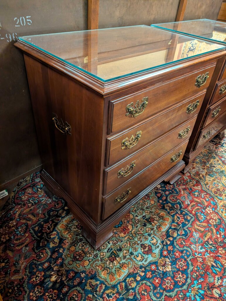 Solid Cherry Ethan Allen Four Drawer Nightstand