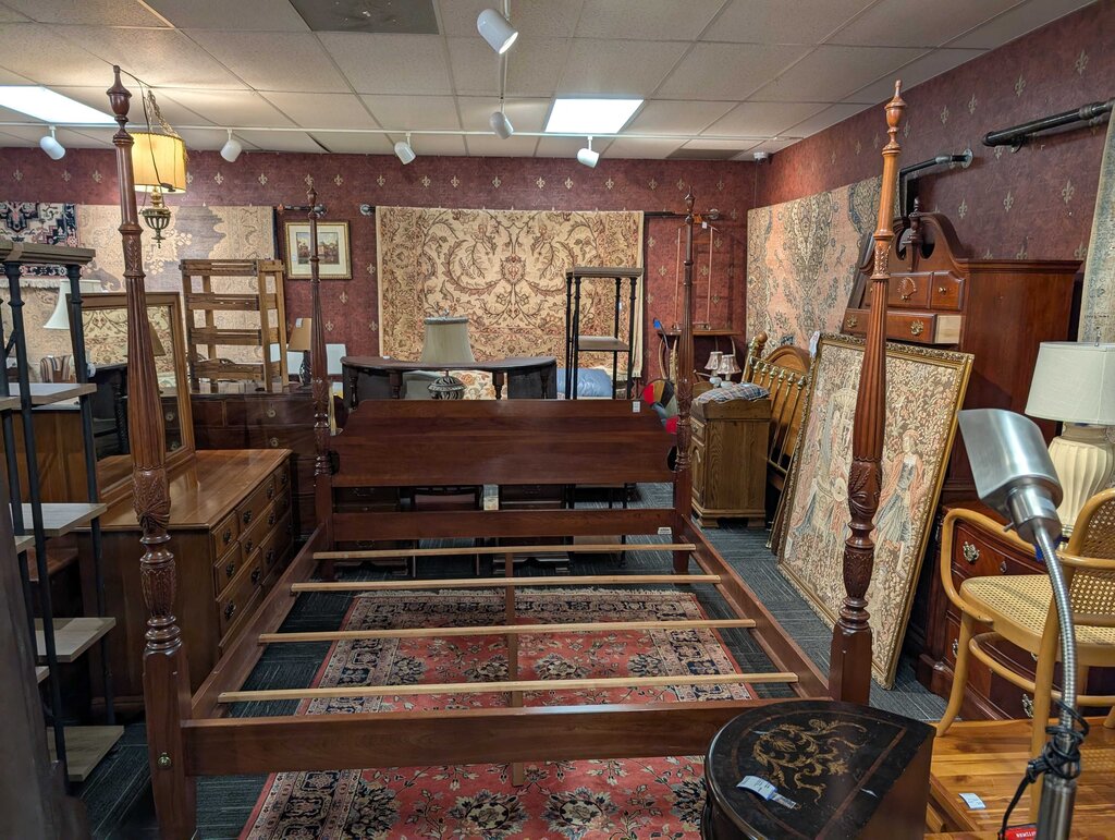Solid Cherry Ethan Allen King Size Bed