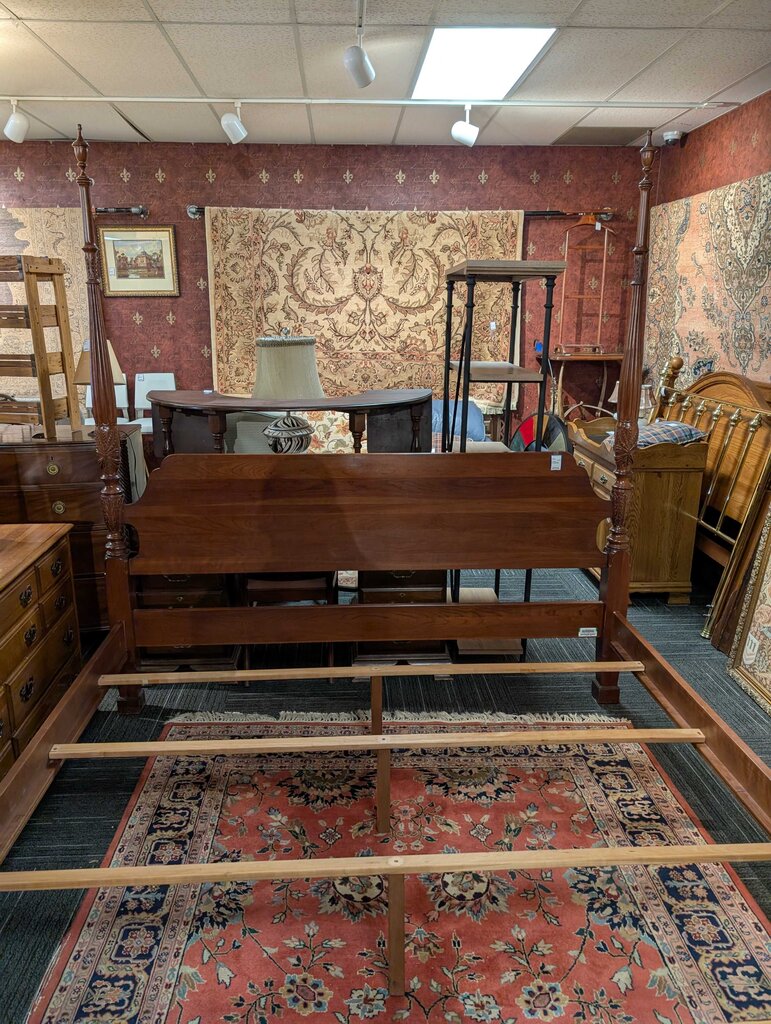 Solid Cherry Ethan Allen King Size Bed
