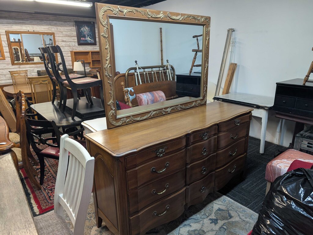 French Dresser With Mirror By Davis Cabinet Company
