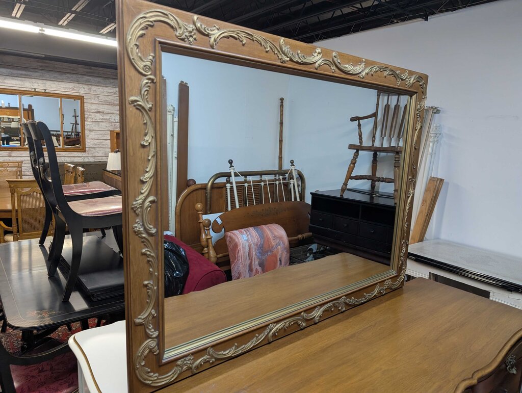 French Dresser With Mirror By Davis Cabinet Company