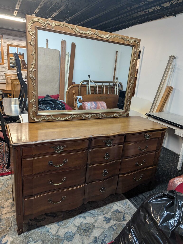 French Dresser With Mirror By Davis Cabinet Company