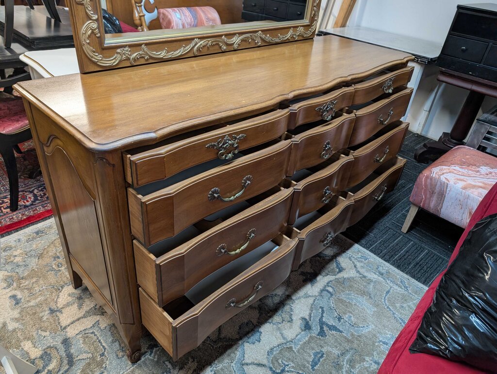 French Dresser With Mirror By Davis Cabinet Company