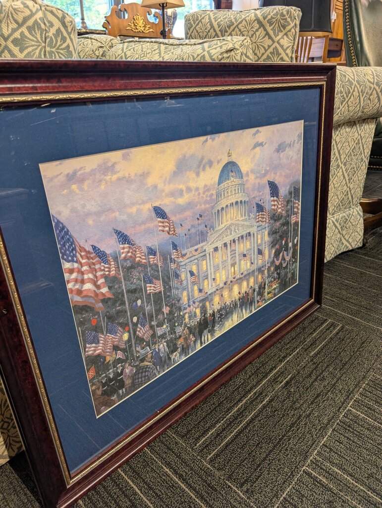 Thomas Kincaid "Flags over the Capitol"
