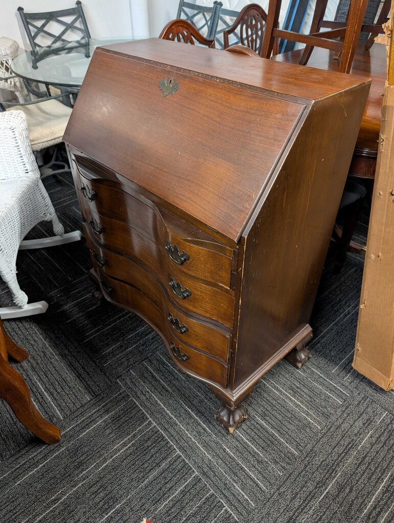 Vintage Mahogany Drop Front Desk