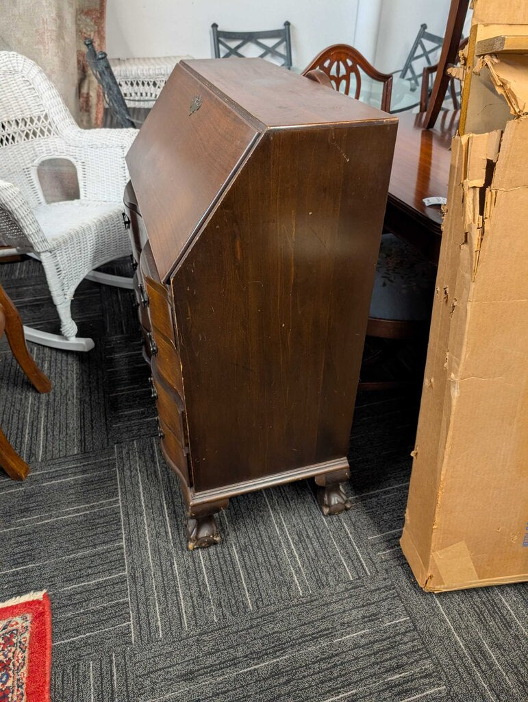 Vintage Mahogany Drop Front Desk